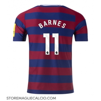 Newcastle United Harvey Barnes #11 Maglia Gara Trasferta Repliche 2024-25
